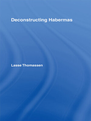 cover image of Deconstructing Habermas